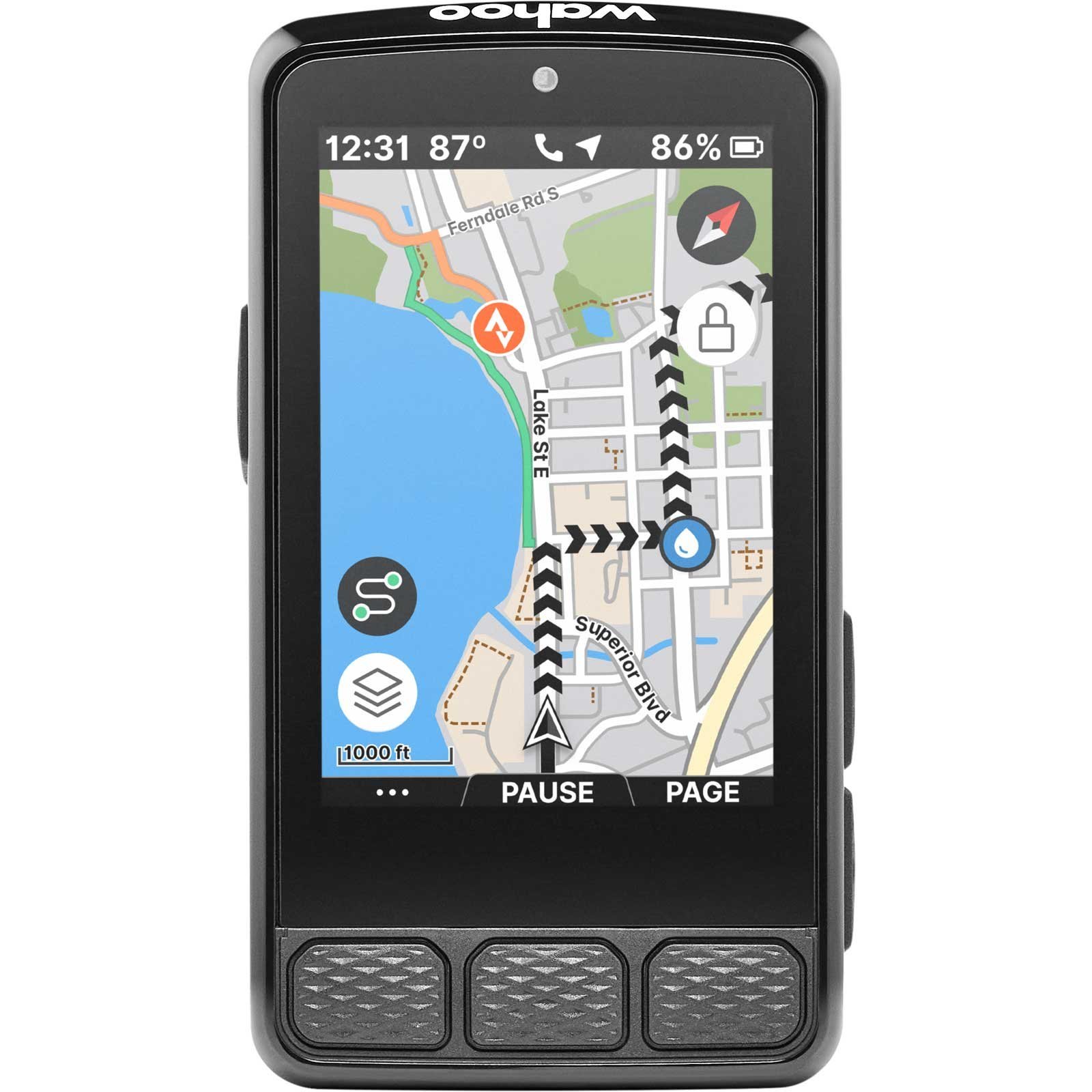 Wahoo ELEMNT ROAM 3 GPS Fahrradcomputer – schwarz