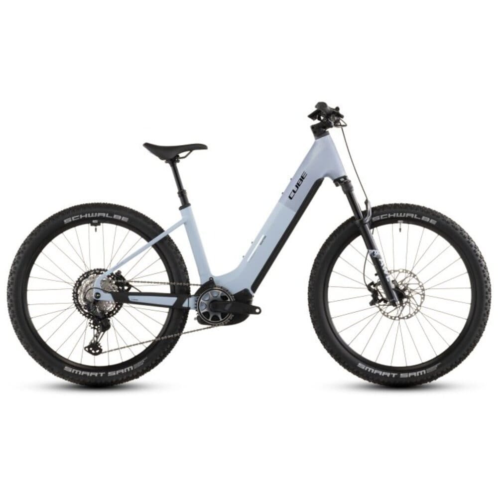 CUBE REACTION HYBRID SLX 800 Easy Entry E-Mountainbike 2026 gauzegrey / iceblue