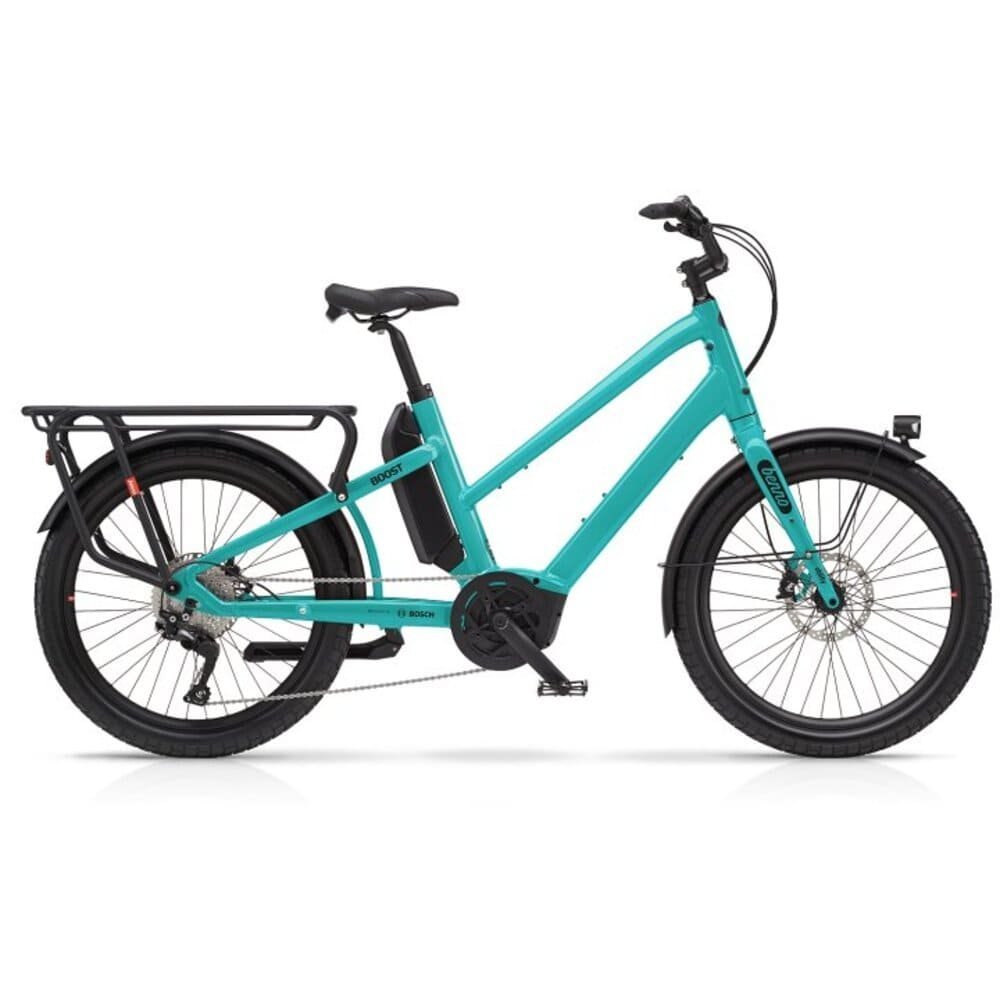 Bikes Benno BOOST E 10D Performance 24″ Damen Cargo E-Bike 2025 Aqua Green – kompatibel mit Bosch