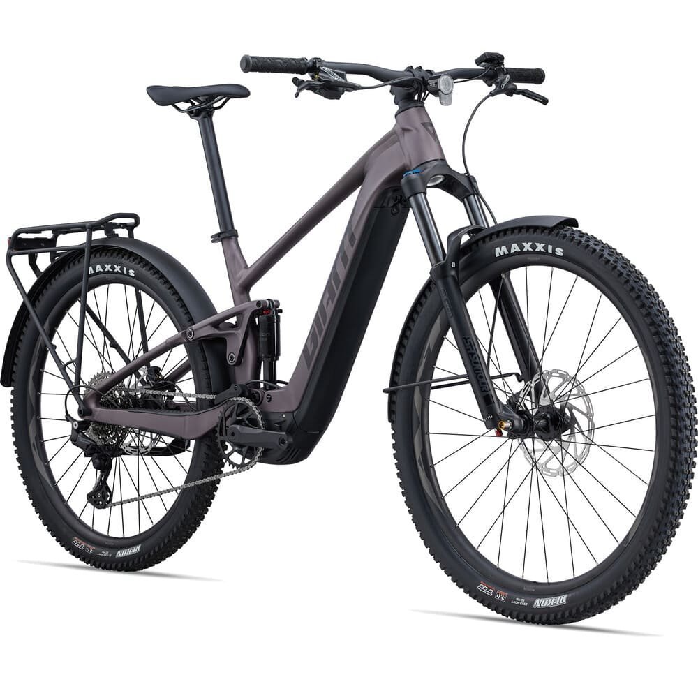 Giant STANCE E+ EX E-Mountainbike 2024 Charcoal Plum Matt – kompatibel mit Yamaha