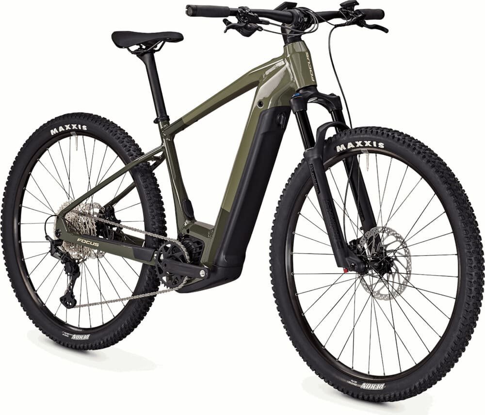 FOCUS JARIFA² 6.9 E-Mountainbike 2024 Urbangreen / Huntmansgreen glossy