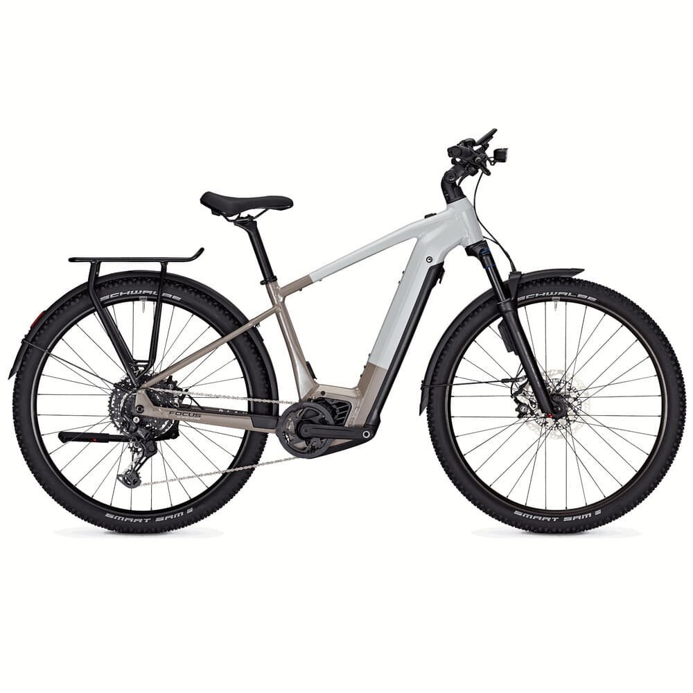 FOCUS PLANET² 6.8 Trekking E-Bike 2024 Lightgrey / Moonstonegrey glossy