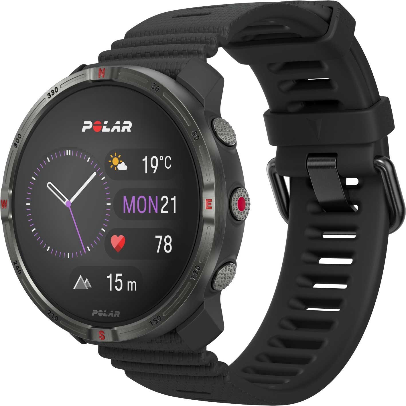 Polar Grit X2 GPS Multisport Uhr – schwarz