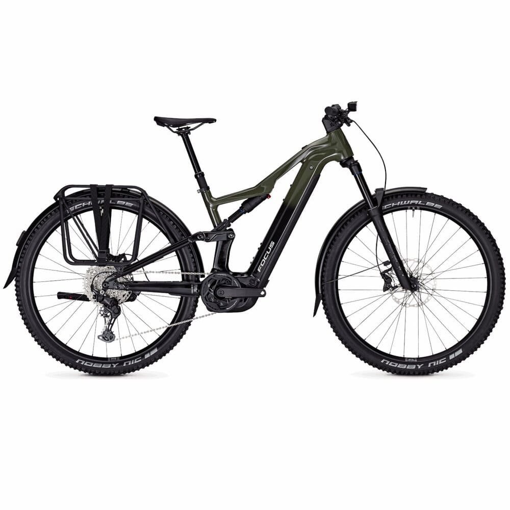 FOCUS THRON² 6.7 EQP 600Wh E-Mountainbike 2025 Urbangreen / Magicblack