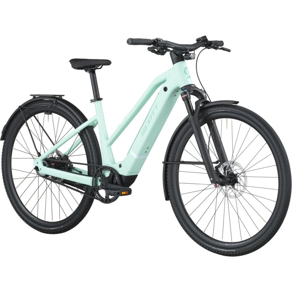 SCOTT PASSAGE 10 Belt Slope Urban E-Bike 2026 mint green