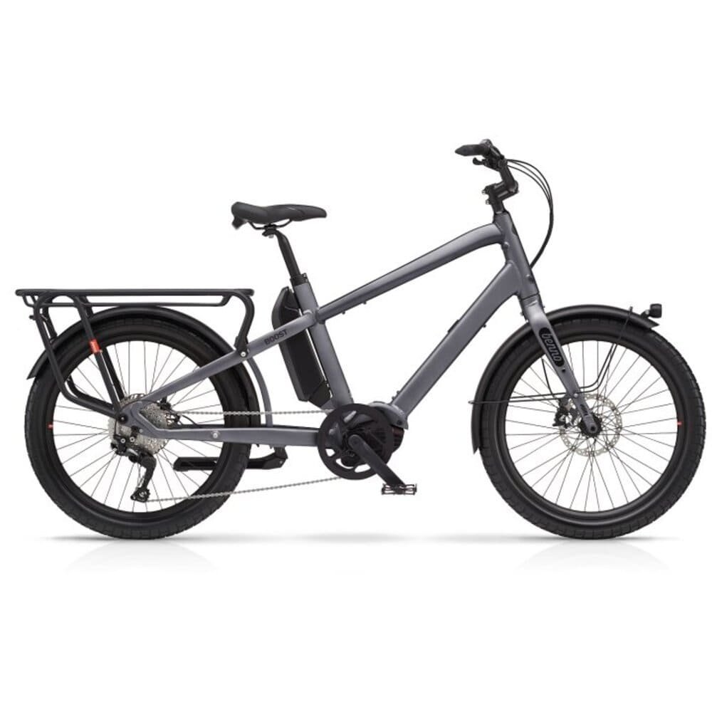 Benno Bikes BOOST E 10D CX 24″ Cargo E-Bike 2025 Anthracite Gray – kompatibel mit Bosch