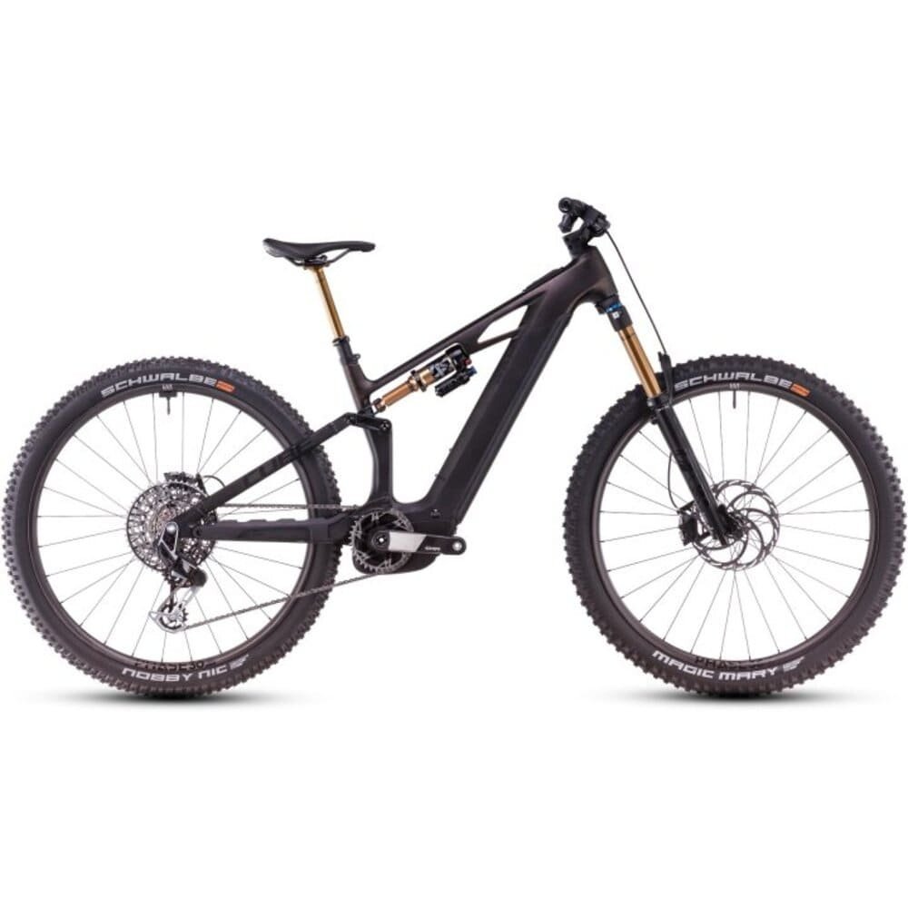 CUBE 27.5″ STEREO HYBRID ONE44 HPC SLT 800 Carbon E-Mountainbike 2025 liquidlava / black