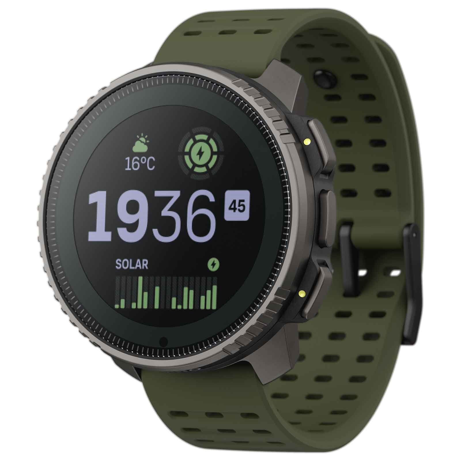 Suunto Vertical Titanium Solar GPS Multisport-Uhr – Forest