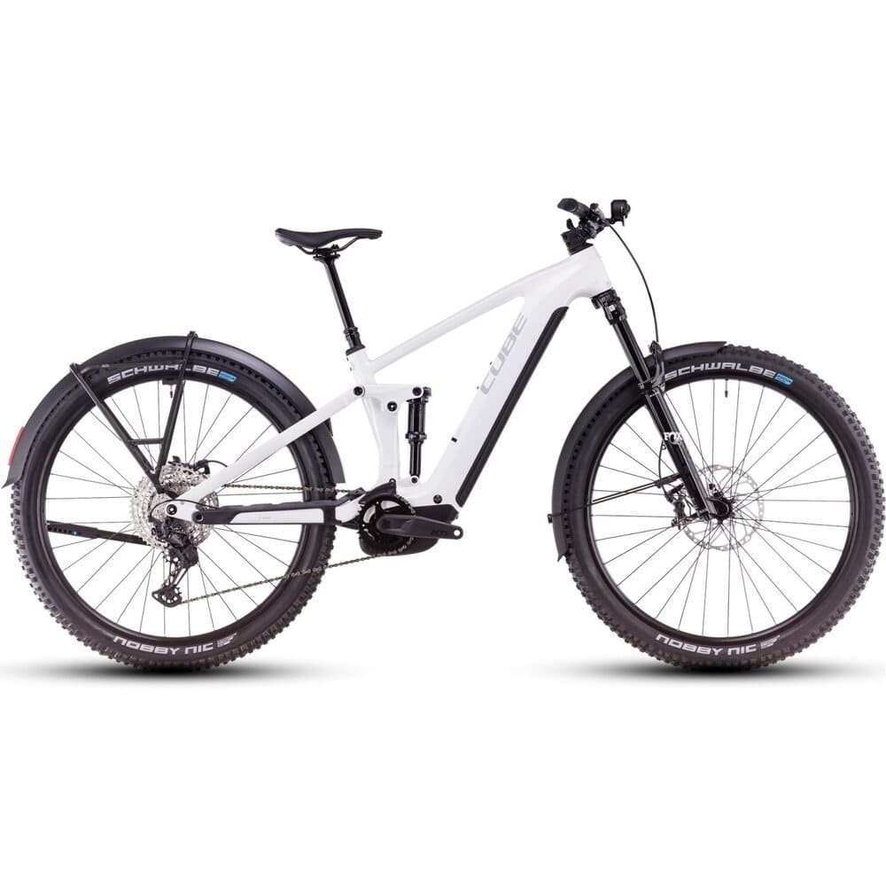 CUBE STEREO HYBRID ONE44 EXC 800 Allroad E-Mountainbike 2025 27.5″ metallicwhite / black