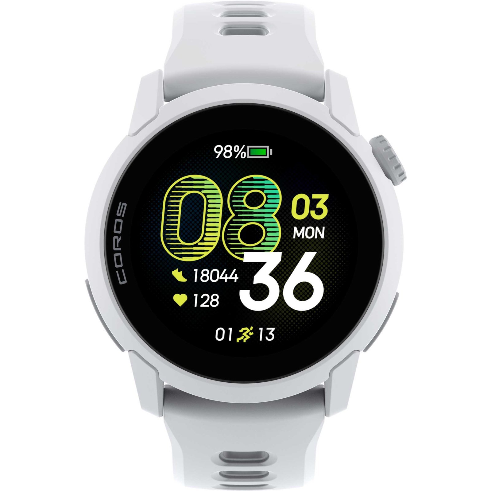 COROS PACE 4 GPS Multisportuhr – Silikonband – Schwarz