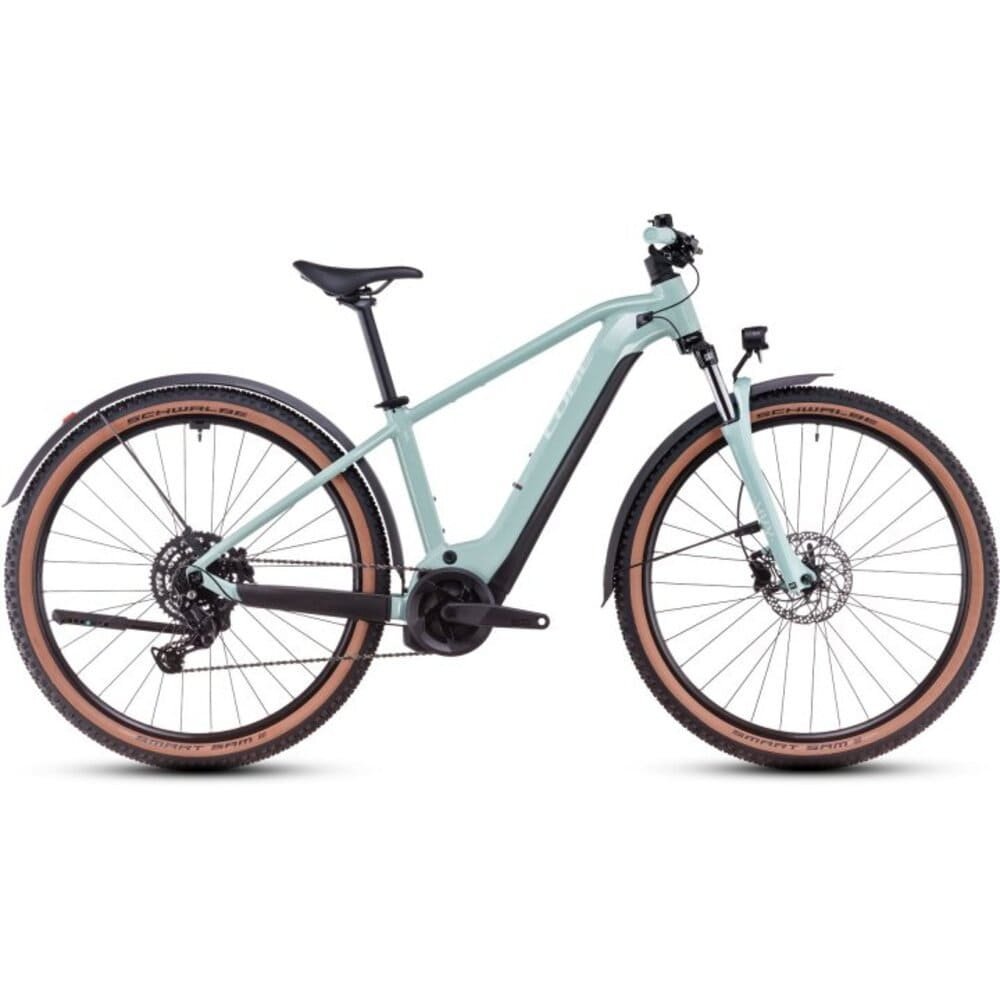 CUBE REACTION HYBRID Performance 625 Allroad E-Mountainbike 2025 29″ skylightblue / white